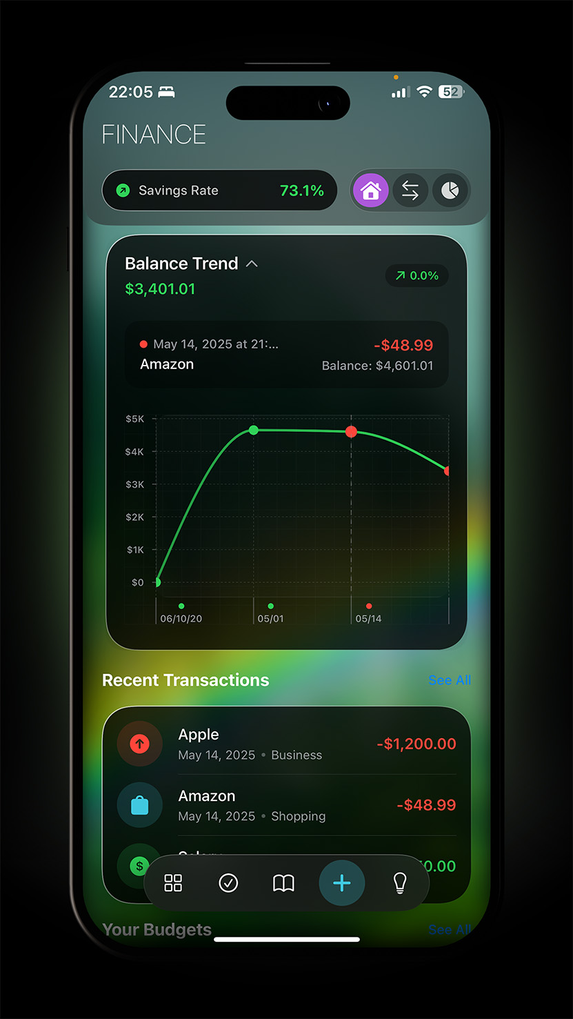 Balance Tracking